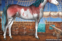 Horse Color:Painted Brown Onyx Sabino Splash
