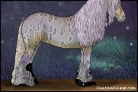 Horse Color:Watercolor Silver Brown Ice Onyx 