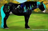 Horse Color:White Spotted Palomino Ice Dun Splash Varnish