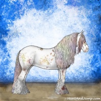 Horse Color:Nacre Red Onyx Ice Sabino Splash