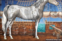 Horse Color:Liver Chestnut Ice Pearl Tobiano