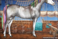 Horse Color:Painted Chocolate Silver Blue Onyx Chinchilla Sabino Brindle
