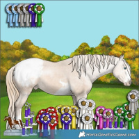 Horse Color:Perlino Snowcap 