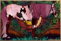 Horse Color:Watercolor White Spotted Liver Red Dun Ice Roan Splash Rabicano