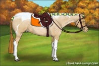 Horse Color:Red Roan Pearl Tobiano