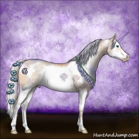 Horse Color:Silver Amber Champagne Dun Splash Frame 