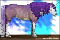 Horse Color:Watercolor Brown Splash Rabicano