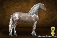 Horse Color:White Spotted Liver Red Dun Mushroom Sabino 