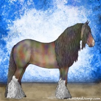 Horse Color:Nacre Brown 