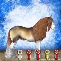 Horse Color:Liver Red Onyx Sabino Splash
