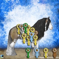 Horse Color:Brown Dun Mushroom Sabino Rabicano Brindle