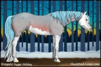 Horse Color:Watercolor Bay Splash