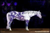 Horse Color:Watercolor White Spotted Silver Brown Ice