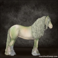 Horse Color:Watercolor Chocolate Palomino Pearl Sabino