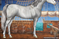Horse Color:Gray Platinum White Spotted Silver Buckskin Pearl Dun 