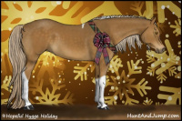 Horse Color:Chocolate Palomino Tobiano 