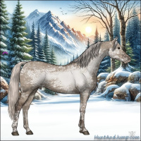 Horse Color:Silver Grullo Ice 