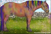 Horse Color:Painted Nacre Bay 