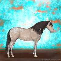 Horse Color:Sable Champagne Ice