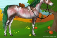 Horse Color:Painted White Spotted Brown Onyx 