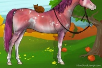 Horse Color:Watercolor White Spotted Gold Champagne Onyx 