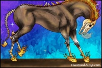 Horse Color:Silver Brown Dun Tobiano Rabicano