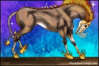 Horse Color:Sable Champagne Roan Frame 