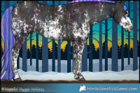 Horse Color:Platinum Painted White Spotted Midnight Liver Red Onyx Ice Mushroom  and Platinum Painted Midnight Liver Red Onyx Ice Mushroom Sabino 
