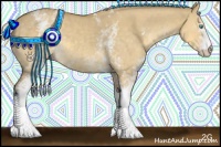 Horse Color:White Spotted Silver Classic Cream Champagne Dun