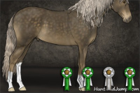 Horse Color:Chocolate Palomino Mushroom 