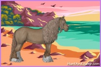 Horse Color:Chocolate Palomino 