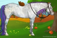 Horse Color:Painted White Spotted Brown Onyx 