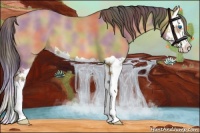 Horse Color:Nacre Amber Champagne Splash 