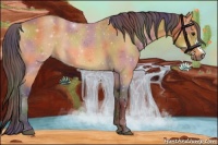 Horse Color:Nacre Buckskin