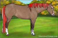 Horse Color:Painted Silver Brown Dun Splash 