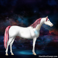 Horse Color:Painted Silver Classic Champagne Roan Dun Splash Tobiano Frame Rabicano