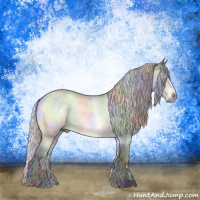 Horse Color:Nacre Silver Brown Chinchilla Dun Rabicano 