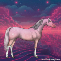 Horse Color:Silver Buckskin Roan Dun Tobiano