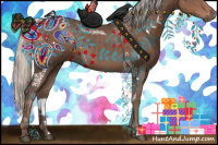 Horse Color:Silver Black 