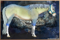 Horse Color:Watercolor Silver Buckskin Onyx
