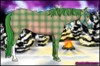 Horse Color:Watercolor Plaid  Brown 