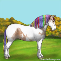 Horse Color:Painted Chestnut Ice Splash Tobiano