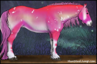 Horse Color:Watercolor White Spotted Liver Red Onyx 