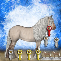 Horse Color:Liver Red Dun Mushroom Rabicano Brindle