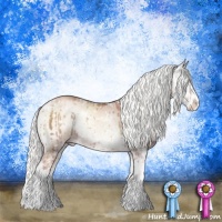 Horse Color:Gold Champagne Onyx Mushroom Sabino Brindle