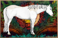 Horse Color:Silver Smoky Creme Dun Splash