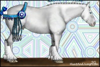 Horse Color:White Spotted Cremello Dun