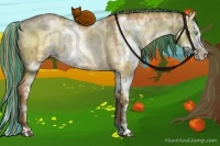 Horse Color:Painted Bay Ice Pearl Dun Sabino Rabicano 