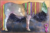 Horse Color:Painted Plaid Chocolate Palomino Roan Dun Sabino Splash