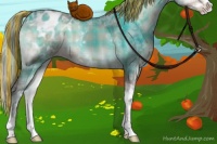 Horse Color:Painted Plaid  Silver Blue Onyx Ice Sabino Appaloosa 